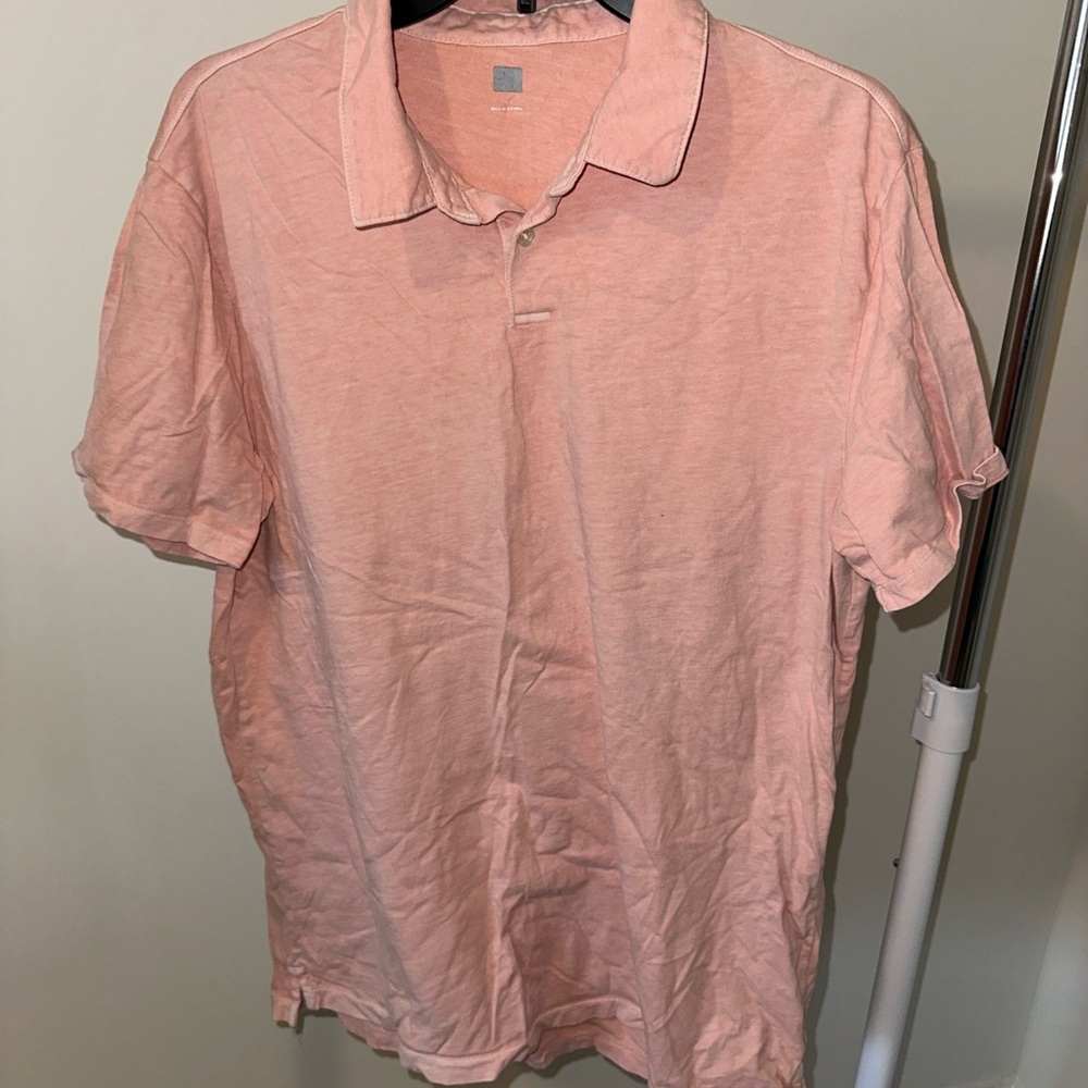 Classic Pink Polo Shirt for Men